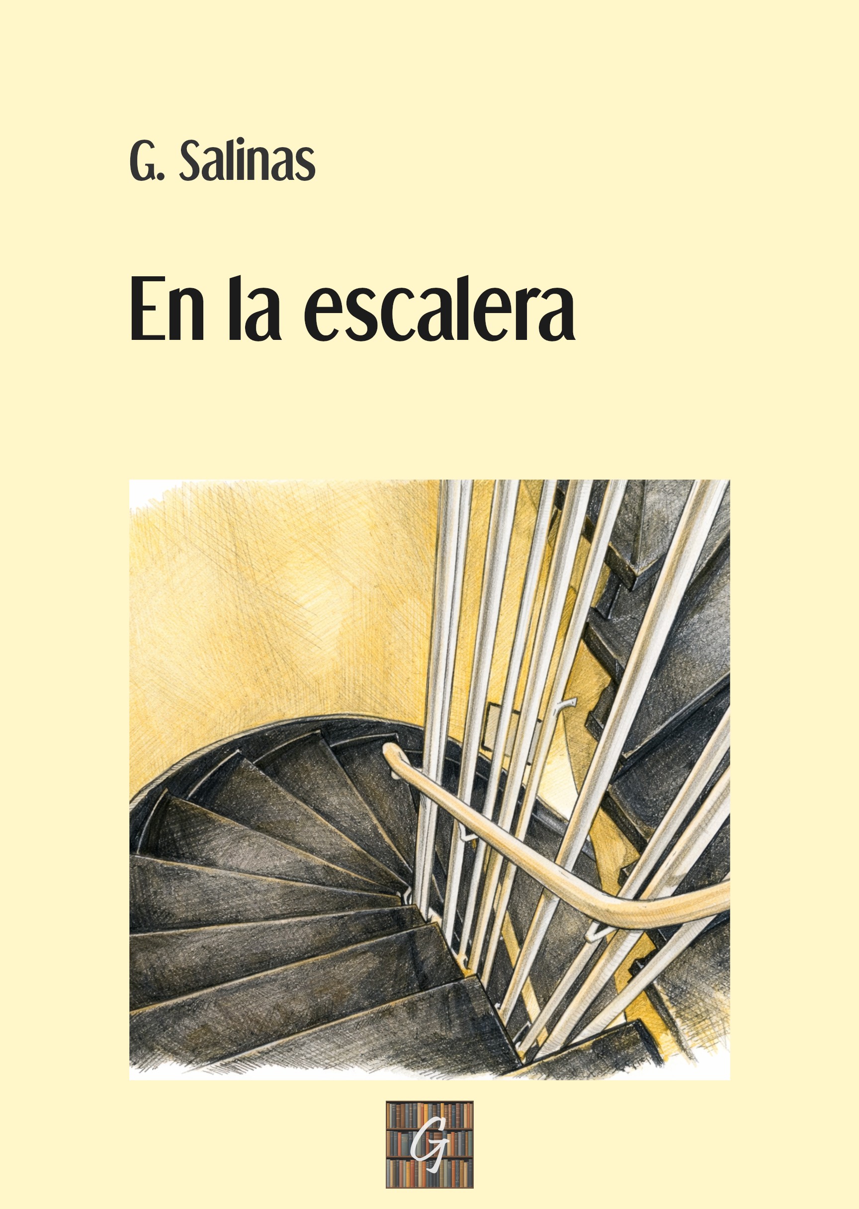 En la escalera